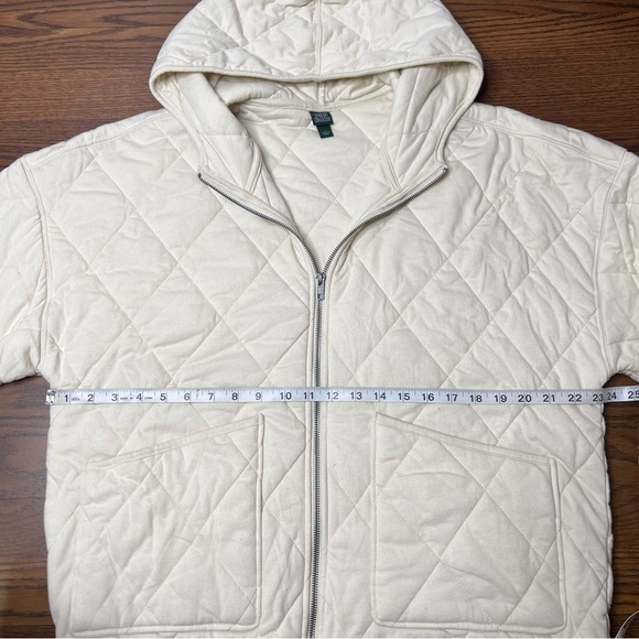 Wild Fable Quilted Hooded Zip Up Jacket size Large - Picture 8 of 11